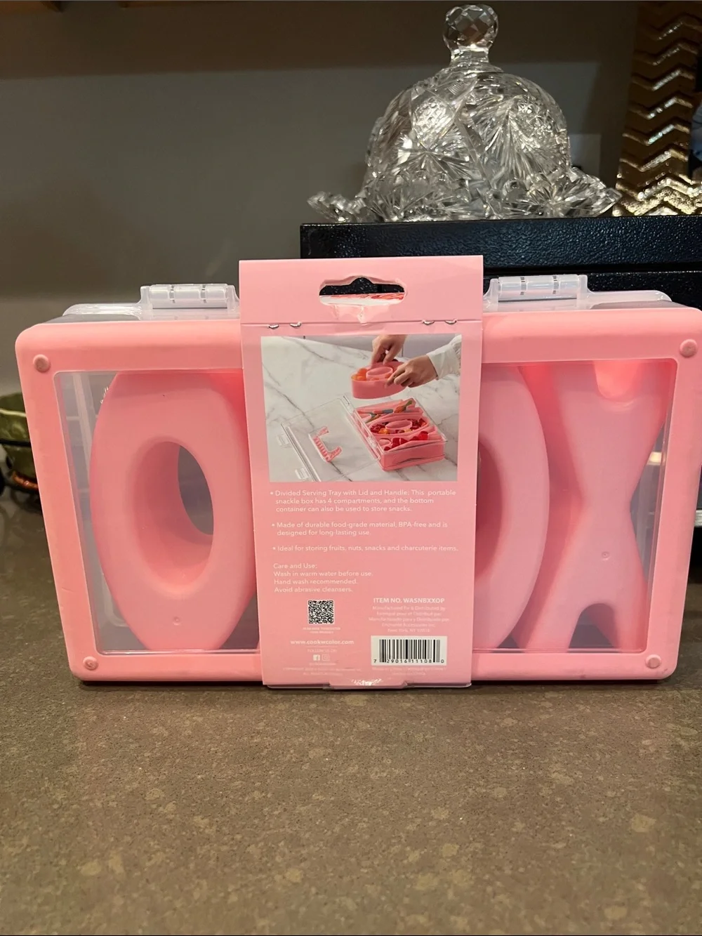 CWC Pink Snack Box Organizer - Compact Bento Storage